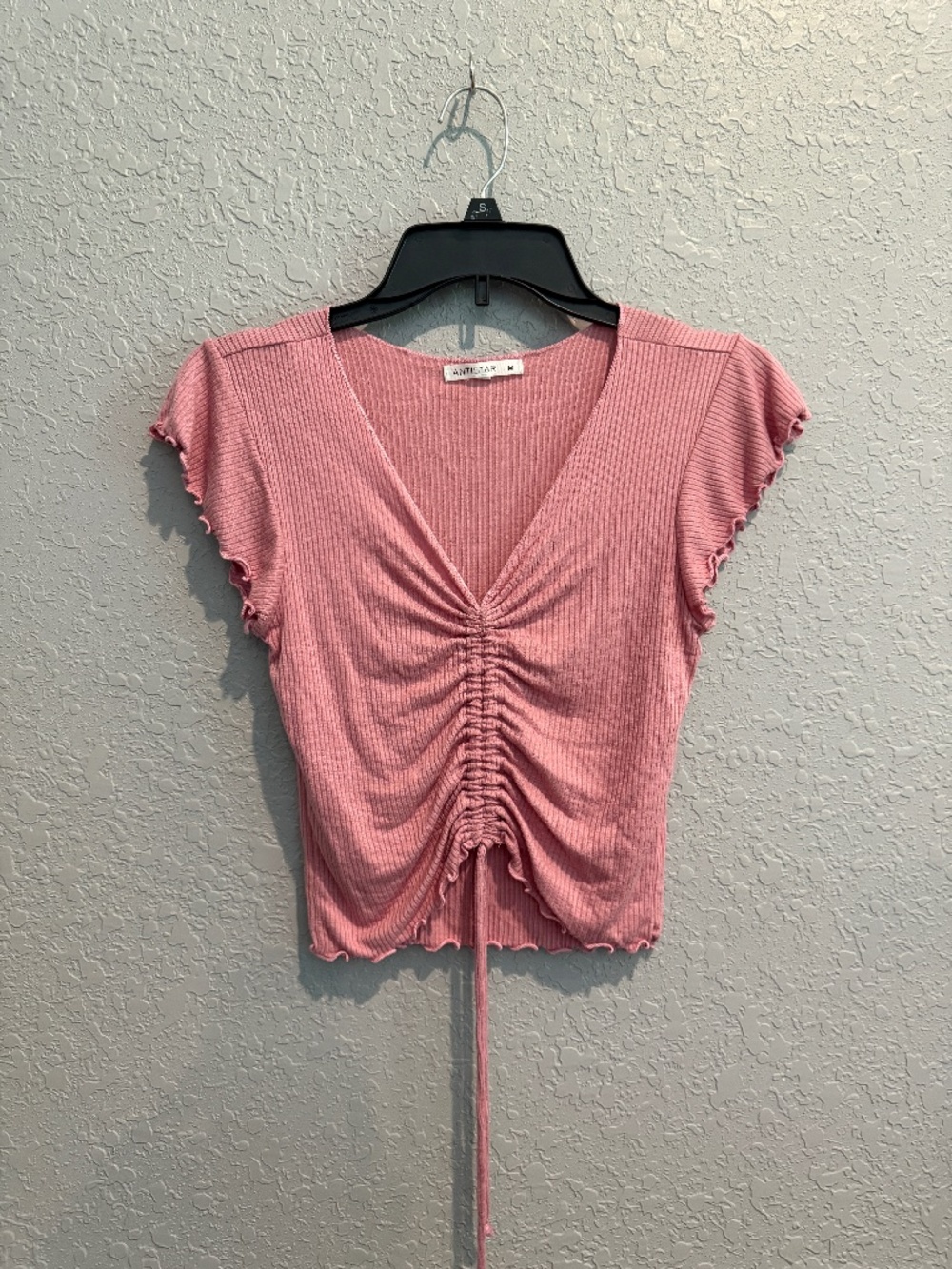Antistar Pink Cinched Blouse - Size M